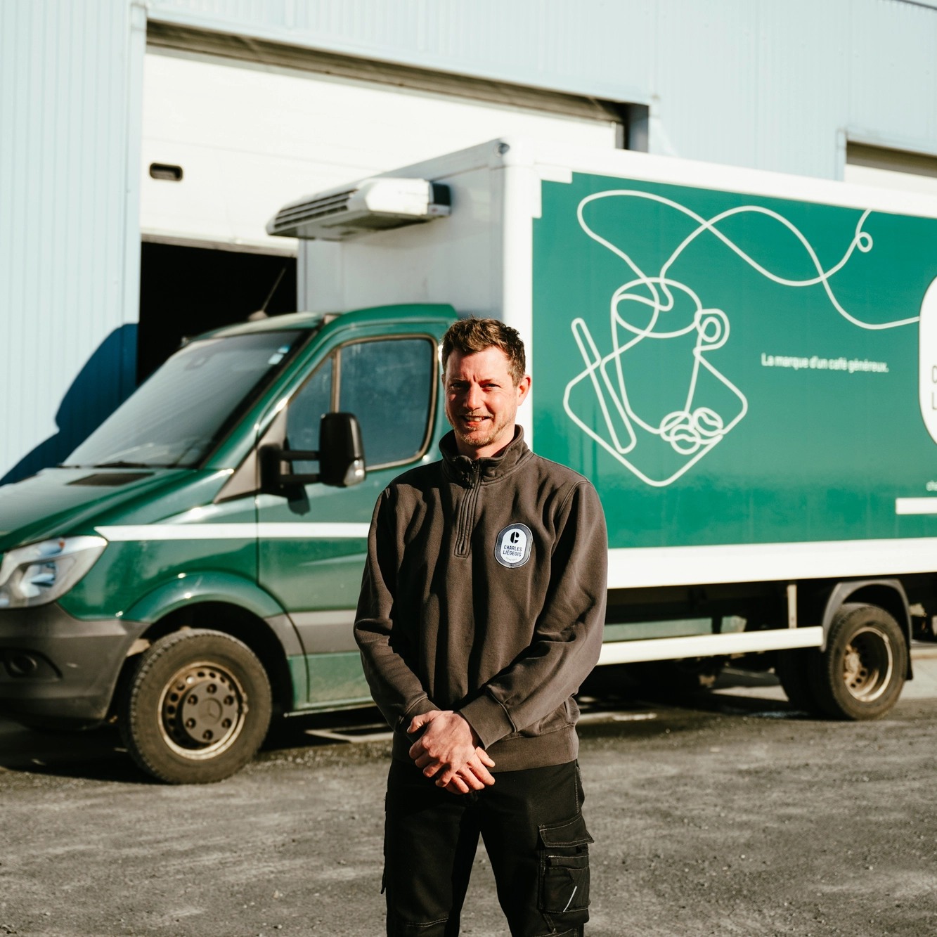 Différentes photos des membres de l'équipe de Charles Liégeois Roastery L'équipe de Charles Liégeois Roastery